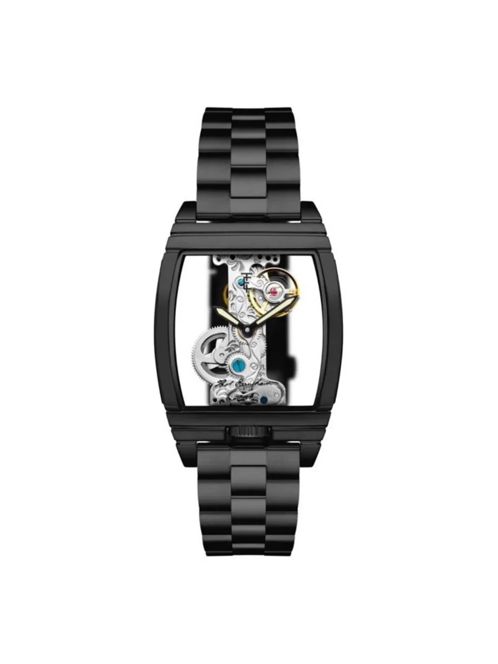 NWT Thomas Earnshaw Wolver Bridge Transparent Dial Men's Watch